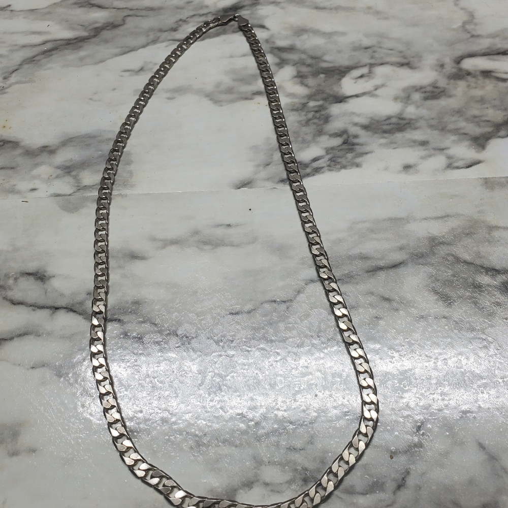 18k white gold chain 28 grams 24 inches  Italy has been authenticated poshmark